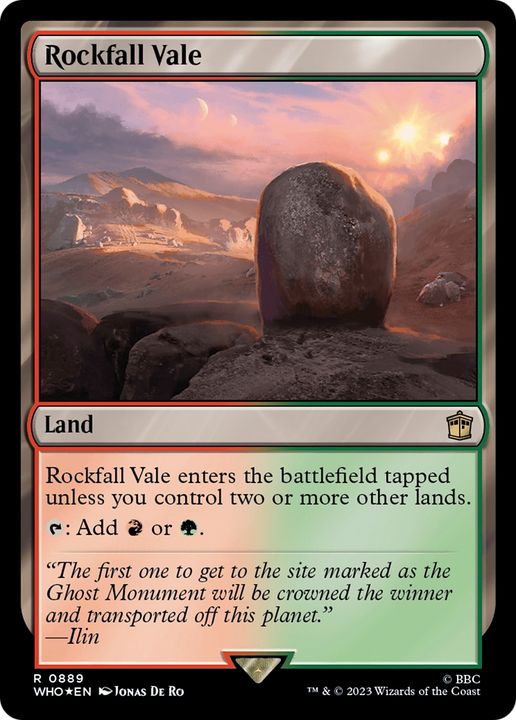 Rockfall Vale in the group Magic the Gathering / Types / Colors / Colorless at Proxyprinters.com (90278)