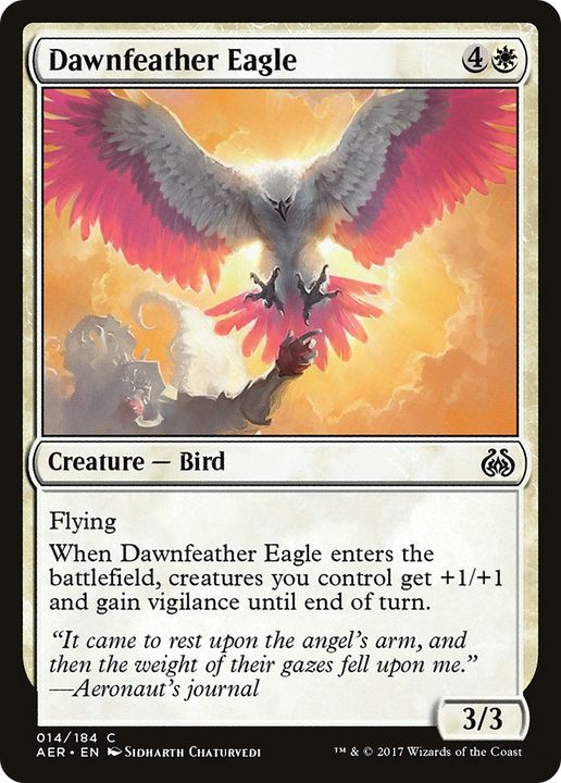 Dawnfeather Eagle in the group Magic the Gathering / Types / Colors / White at Proxyprinters.com (90288)