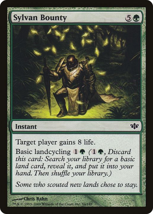 Sylvan Bounty in the group Magic the Gathering / Types / Colors / Green at Proxyprinters.com (90302)