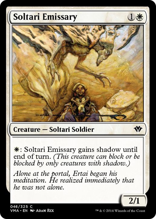 Soltari Emissary in the group Magic the Gathering / Types / Colors / White at Proxyprinters.com (90303)