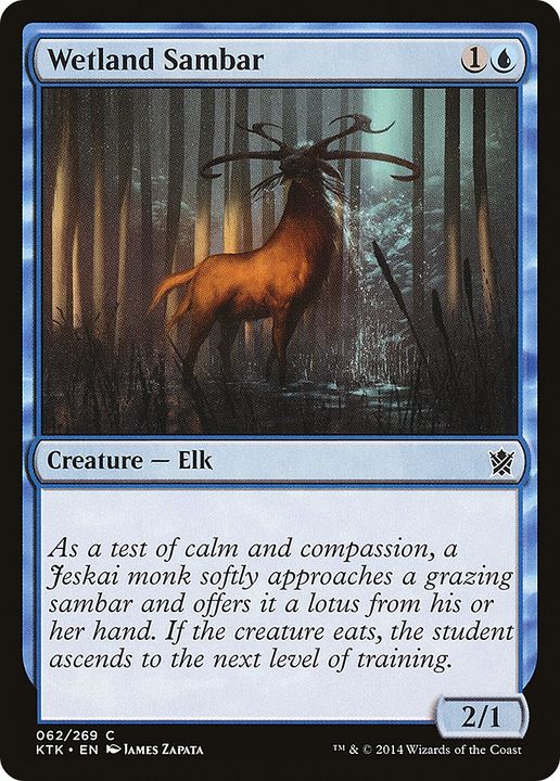 Wetland Sambar in the group Magic the Gathering / Types / Colors / Blue at Proxyprinters.com (90305)