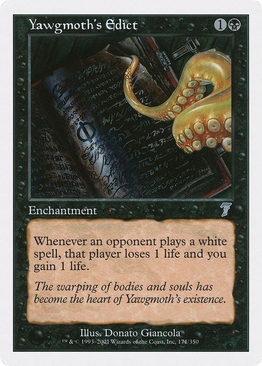 Yawgmoth's Edict in the group Magic the Gathering / Sets / Seventh Edition at Proxyprinters.com (90338)