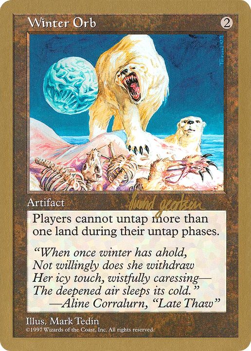 Winter Orb in the group Magic the Gathering / Sets / World Championship Decks 1997 at Proxyprinters.com (90348)