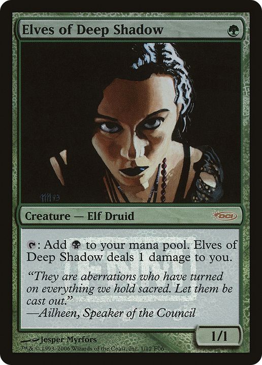 Elves of Deep Shadow in the group Magic the Gathering / Types / Colors / Green at Proxyprinters.com (90385)