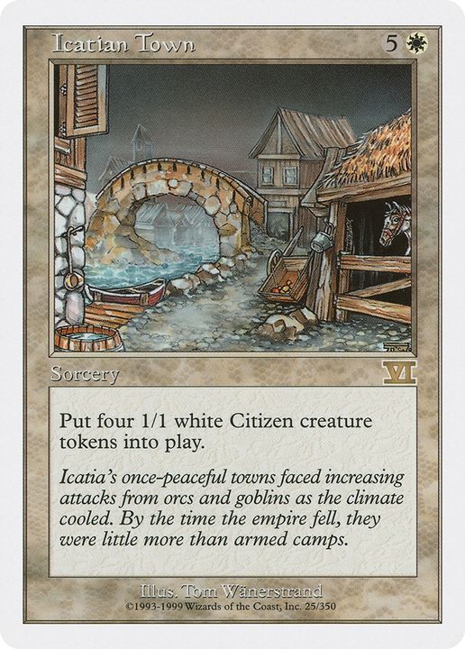 Icatian Town in the group Magic the Gathering / Sets / Classic Sixth Edition at Proxyprinters.com (90402)