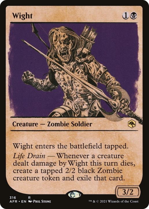 Wight in the group Magic the Gathering / Types / Colors / Black at Proxyprinters.com (90407)