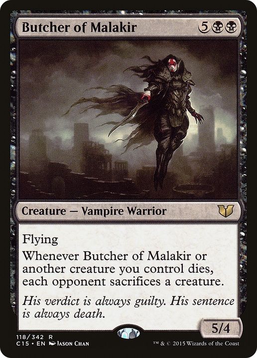 Butcher of Malakir in the group Magic the Gathering / Types / Creatures / Warrior at Proxyprinters.com (90415)