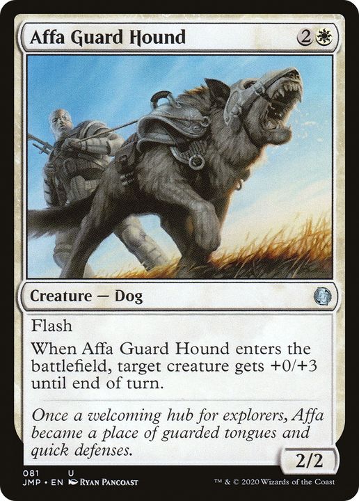 Affa Guard Hound in the group Magic the Gathering / Types / Colors / White at Proxyprinters.com (90416)