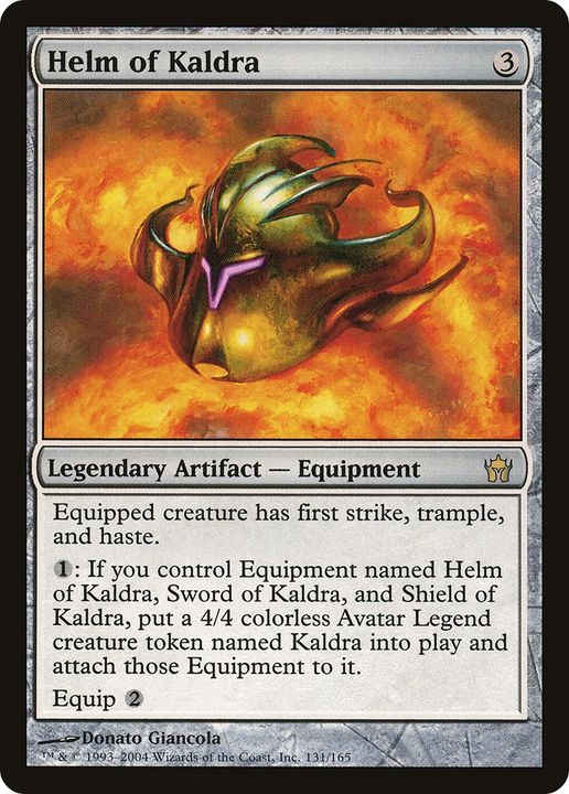 Helm of Kaldra in the group Magic the Gathering / Types / Artifacts / Legendary Artifact at Proxyprinters.com (90419)