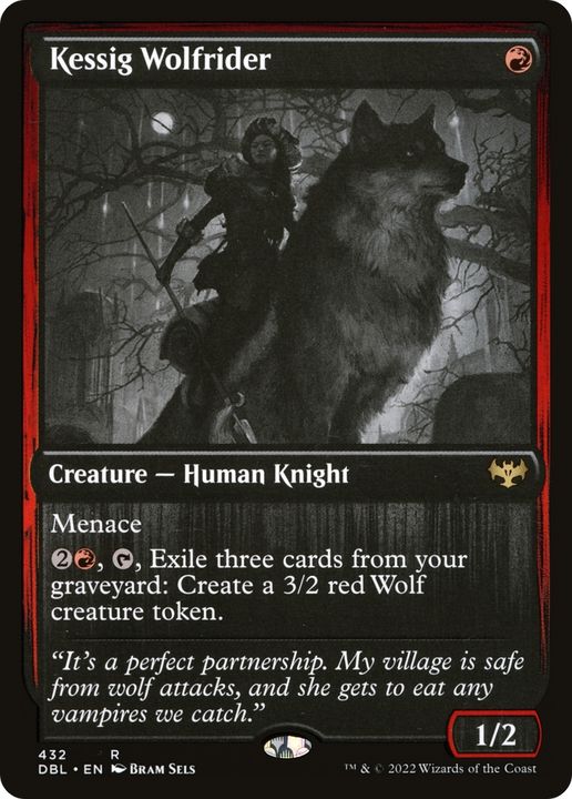 Kessig Wolfrider in the group Magic the Gathering / Types / Colors / Red at Proxyprinters.com (90432)