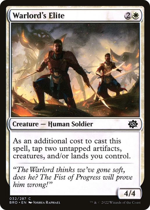 Warlord's Elite in the group Magic the Gathering / Types / Creatures / Human at Proxyprinters.com (9044)