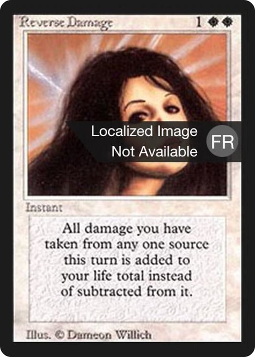 Reverse Damage in the group Magic the Gathering / Types / Colors / White at Proxyprinters.com (90442)