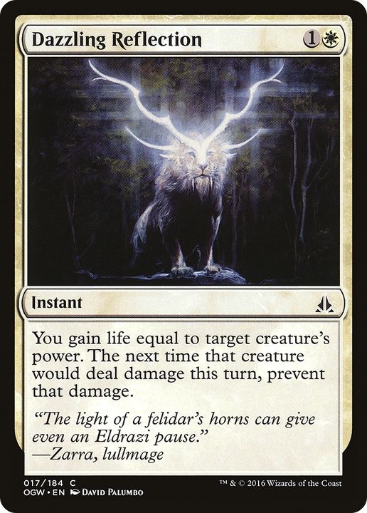 Dazzling Reflection in the group Magic the Gathering / Types / Colors / White at Proxyprinters.com (90457)