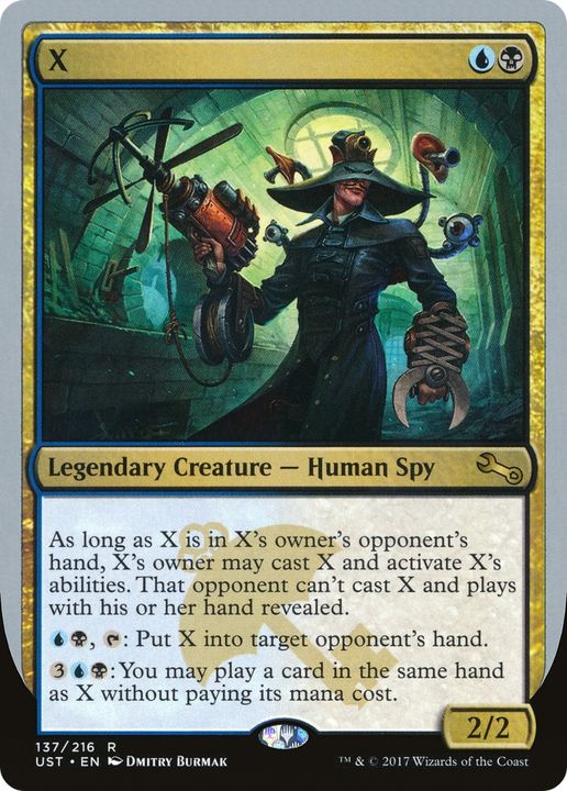 X in the group Magic the Gathering / Types / Colors / Multicolors / B, U at Proxyprinters.com (90472)