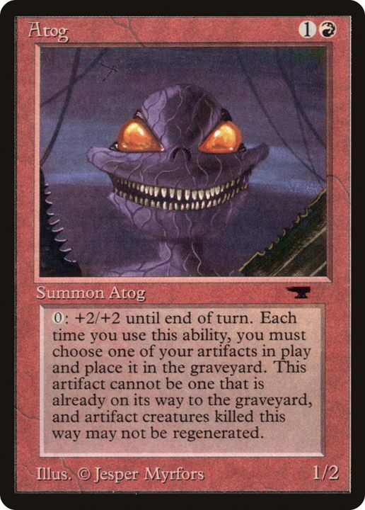 Atog in the group Magic the Gathering / Types / Colors / Red at Proxyprinters.com (90474)