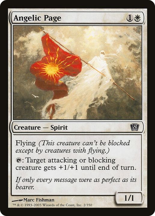 Angelic Page in the group Magic the Gathering / Types / Colors / White at Proxyprinters.com (90484)