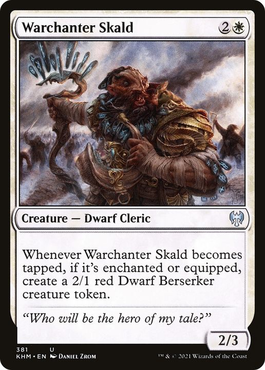 Warchanter Skald in the group Magic the Gathering / Sets / Kaldheim at Proxyprinters.com (90508)