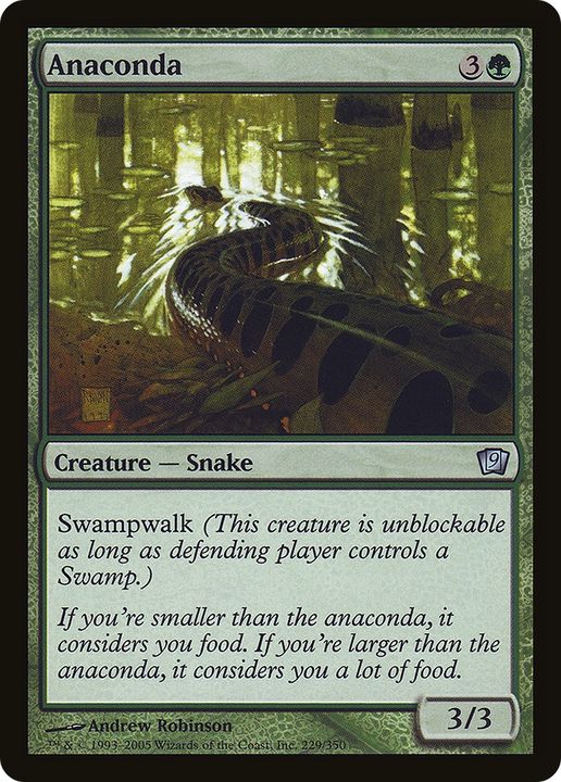 Anaconda in the group Magic the Gathering / Types / Colors / Green at Proxyprinters.com (90510)