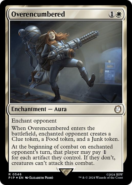 Overencumbered in the group Magic the Gathering / Sets / Fallout at Proxyprinters.com (90522)