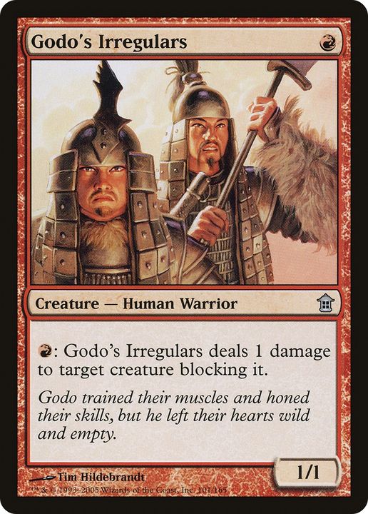 Godo's Irregulars in the group Magic the Gathering / Types / Creatures / Warrior at Proxyprinters.com (90534)