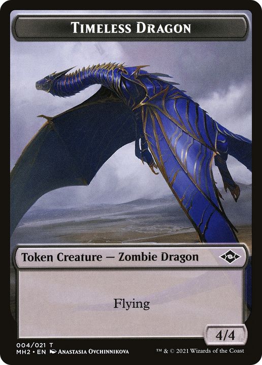 Timeless Dragon in the group Magic the Gathering / Types / Colors / Black at Proxyprinters.com (90536)