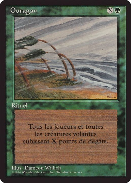 Hurricane in the group Magic the Gathering / Sets / Foreign Black Border at Proxyprinters.com (90543)