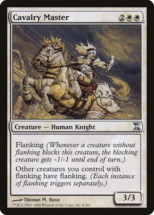 Cavalry Master in the group Magic the Gathering / Types / Colors / White at Proxyprinters.com (90544)