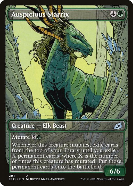 Auspicious Starrix in the group Magic the Gathering / Types / Colors / Green at Proxyprinters.com (90546)