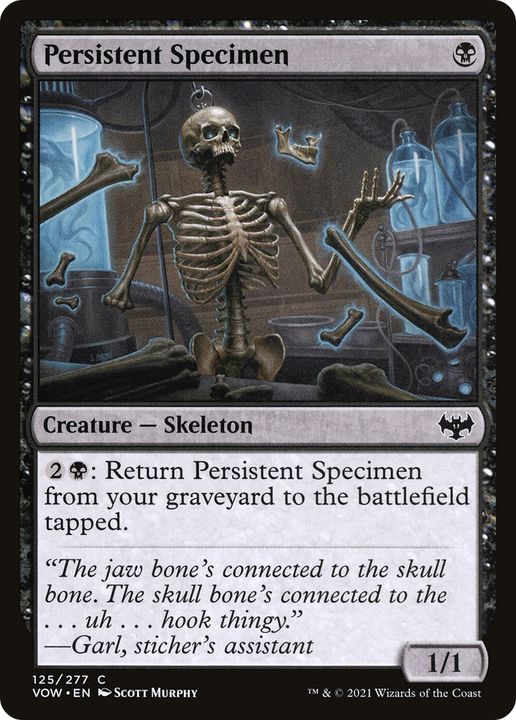 Persistent Specimen in the group Magic the Gathering / Types / Colors / Black at Proxyprinters.com (90561)