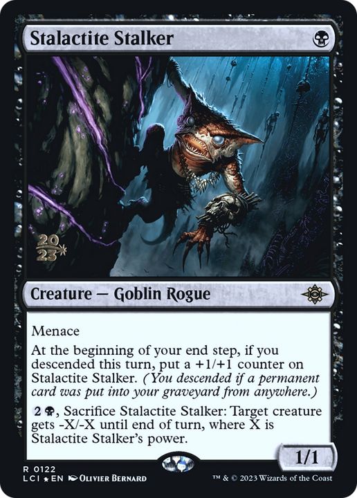 Stalactite Stalker in the group Magic the Gathering / Types / Colors / Black at Proxyprinters.com (90580)