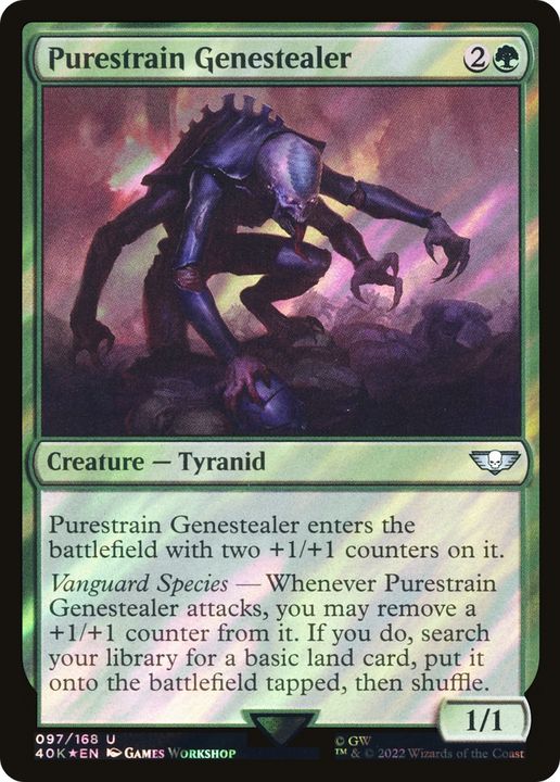 Purestrain Genestealer in the group Magic the Gathering / Sets / Warhammer 40,000 Tokens at Proxyprinters.com (90602)