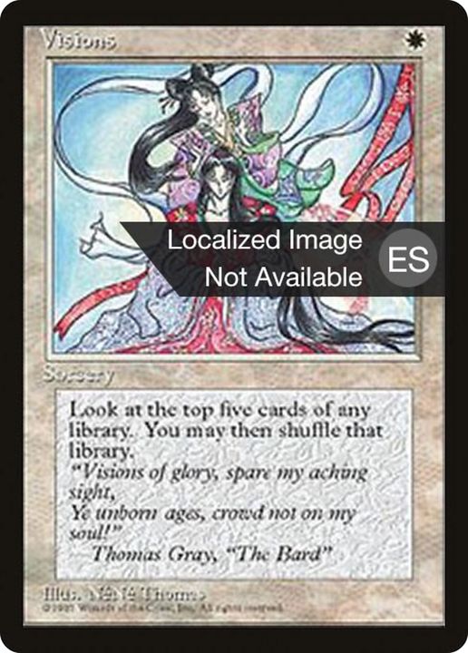 Visions in the group Magic the Gathering / Sets / Fourth Edition Foreign Black Border at Proxyprinters.com (90605)