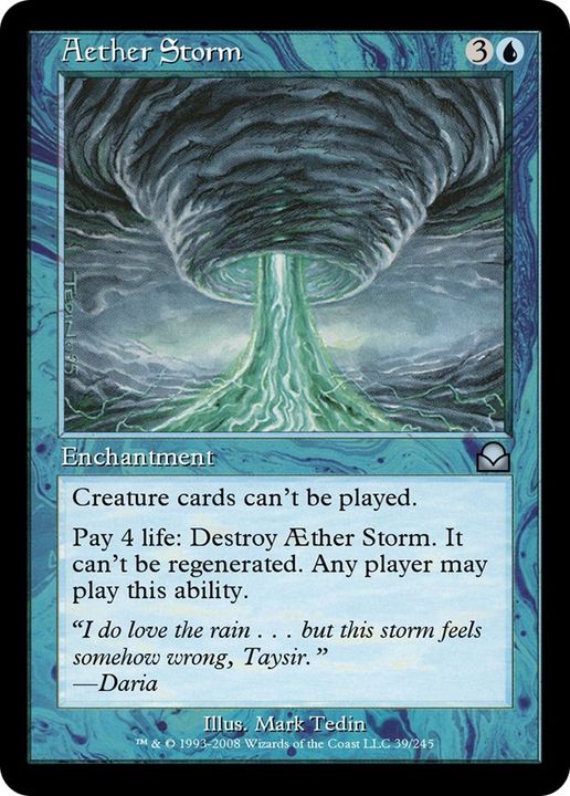 Aether Storm in the group Magic the Gathering / Types / Enchantment / Enchantment at Proxyprinters.com (9062)