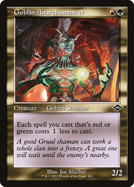 Goblin Anarchomancer in the group Magic the Gathering / Types / Colors / Multicolors / G, R at Proxyprinters.com (90641)