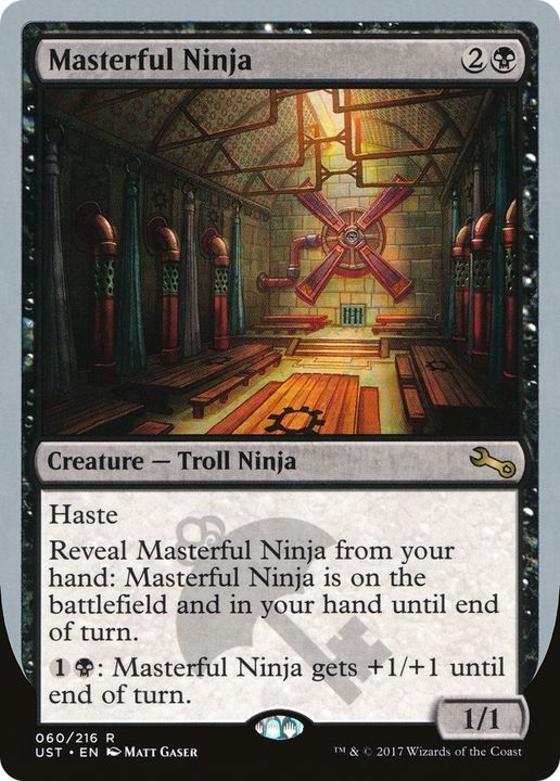 Masterful Ninja in the group Magic the Gathering / Sets / Unstable Promos at Proxyprinters.com (90642)