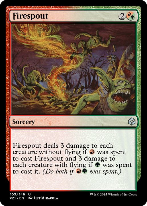 Firespout in the group Magic the Gathering / Sets / Legendary Cube Prize Pack at Proxyprinters.com (90648)