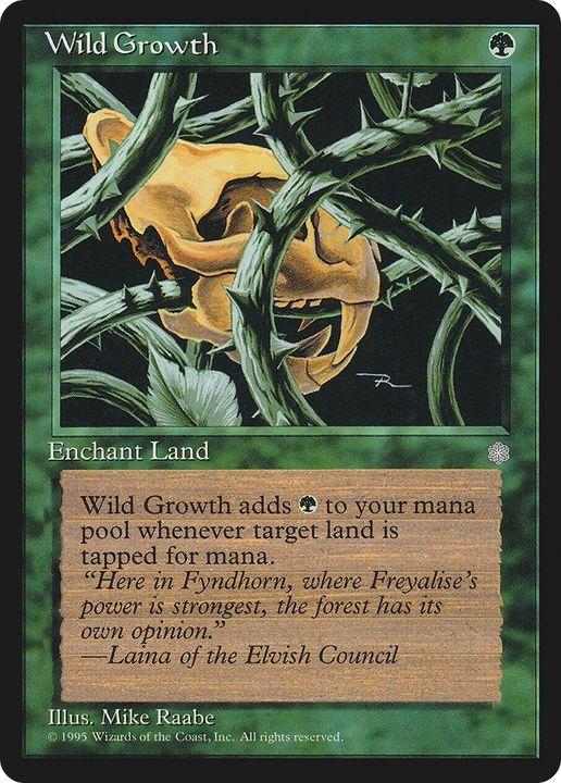 Wild Growth in the group Magic the Gathering / Types / Colors / Green at Proxyprinters.com (90674)