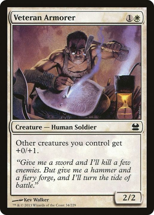 Veteran Armorer in the group Magic the Gathering / Types / Creatures / Human at Proxyprinters.com (907)