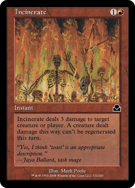 Incinerate in the group Magic the Gathering / Types / Colors / Red at Proxyprinters.com (90703)