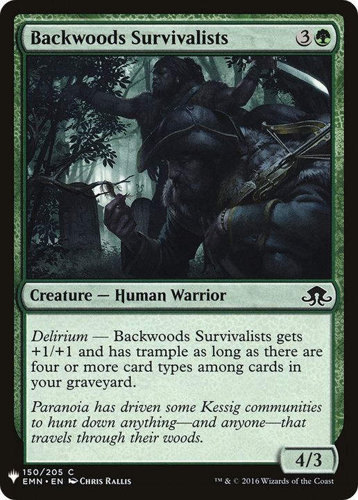 Backwoods Survivalists in the group Magic the Gathering / Sets / The List at Proxyprinters.com (90715)