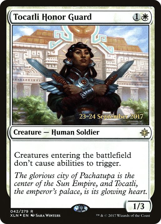 Tocatli Honor Guard in the group Magic the Gathering / Types / Colors / White at Proxyprinters.com (90735)