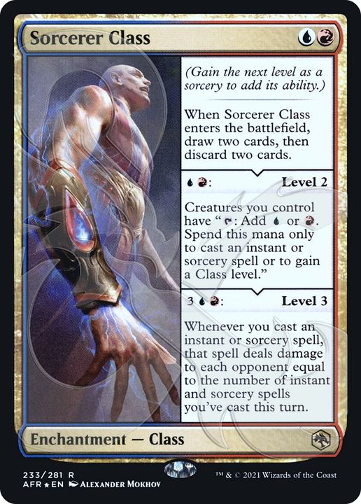 Sorcerer Class in the group Magic the Gathering / Types / Colors / Multicolors / R, U at Proxyprinters.com (90762)