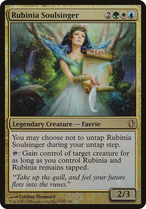 Rubinia Soulsinger in the group Magic the Gathering / Sets / Commander 2013 Oversized at Proxyprinters.com (90777)