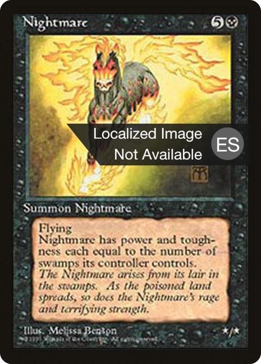 Nightmare in the group Magic the Gathering / Types / Colors / Black at Proxyprinters.com (90797)