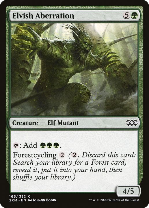 Elvish Aberration in the group Magic the Gathering / Types / Colors / Green at Proxyprinters.com (90807)