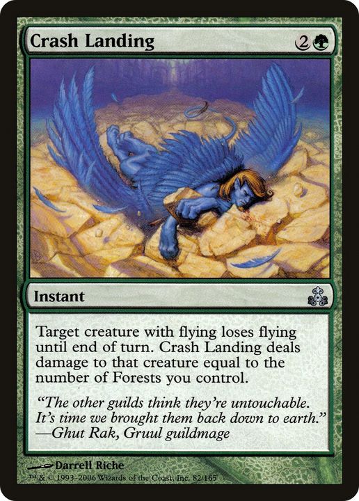 Crash Landing in the group Magic the Gathering / Types / Colors / Green at Proxyprinters.com (90811)