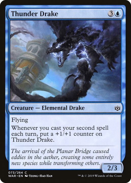 Thunder Drake in the group Magic the Gathering / Types / Colors / Blue at Proxyprinters.com (90858)