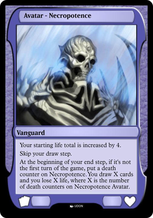 Necropotence Avatar in the group Magic the Gathering / Types / Colors / Colorless at Proxyprinters.com (90860)