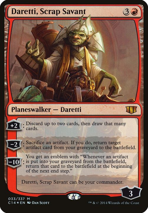 Daretti, Scrap Savant in the group Magic the Gathering / Types / Colors / Red at Proxyprinters.com (90873)