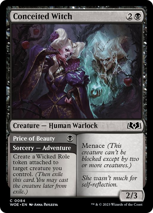 Conceited Witch // Price of Beauty in the group Magic the Gathering / Types / Colors / Black at Proxyprinters.com (90888)